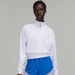 lululemon Ready to Rulu 1/2 Zip Pullover - Pastel Blue, size 6